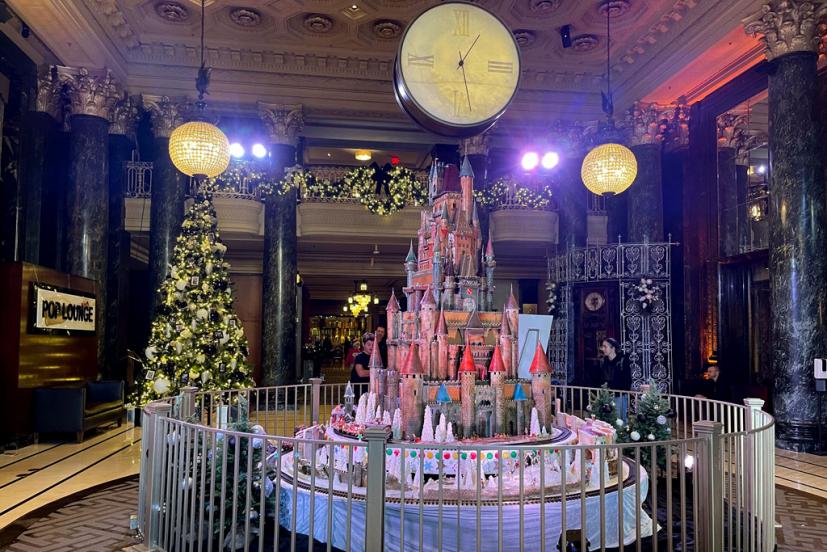 Westin St. Francis sugar castle christmas