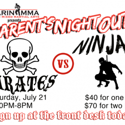 Marin MMA Parent's Night Out Kids Event