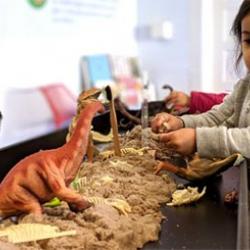 Dino Dig at the Bay Area Discovery Museum