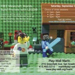 Build the Largest LEGO® Minecraft World in California