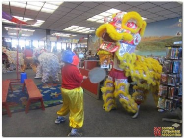 Lion Dance Santa Rosa Library