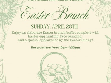 The Presidio Golf Course's Annual Easter Brunch