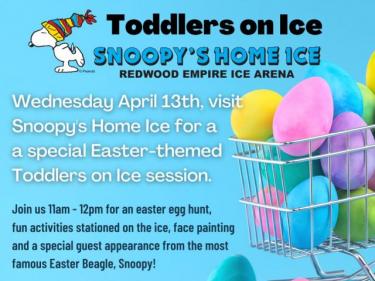 Toddlers on Ice Easter at Snoopy's Home Ice