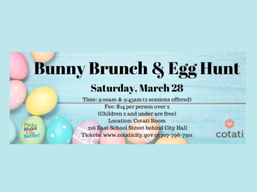 Cotati: Bunny Brunch & Egg Hunt