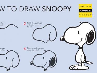 How do draw Snoopy detail