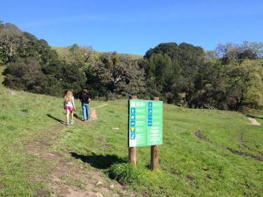 Mt Burdell open space kids hiking