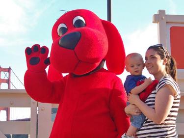 Clifford at the Bay Area Discovery Museum