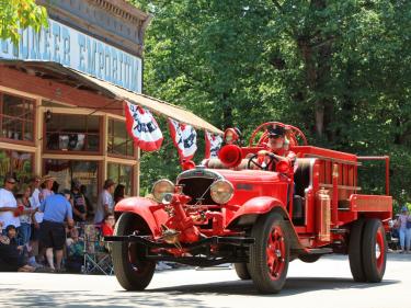 4th of July parade at Columbia State Historic Park