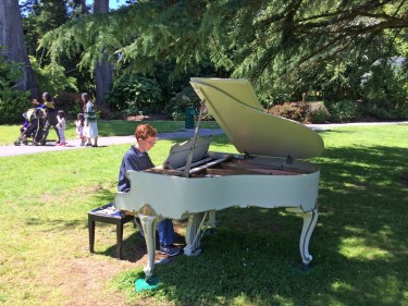 Flower Piano in the SF Botanical Garden Golden Gate Park