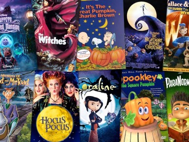 collage of Halloween movie posters