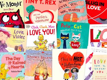 Valentine's Day Book Cover Collage