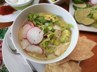 Chicken pozole verde