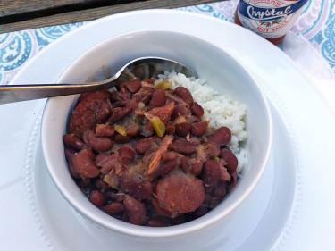 New Orleans red beans and rice