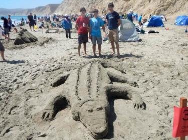 Point Reyes Sand Sculpture Contest Drakes Beach