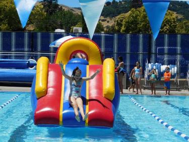 Terra Linda Pool inflatable slide