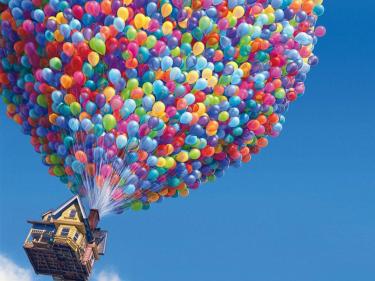 Up House with Balloons